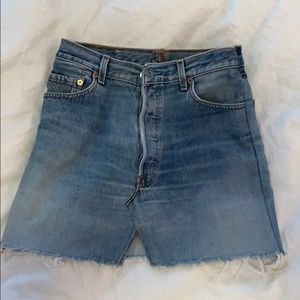 Urban Outfitters Urban Renewal Levi’s Jean skirt